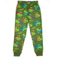 thumbnail image 4 of Teenage Mutant Ninja Turtles Boys Green Character Short Sleeve Long Leg Pyjama Set (7-8 Years), 4 of 6