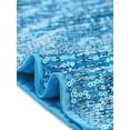 thumbnail image 5 of INSPIRE CHIC Robe pour Femme Mini Robe de Cocktail à Lacets à Paillettes à Bretelles Spaghetti m Bleu, 5 of 5