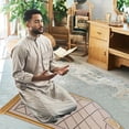 thumbnail image 3 of WMQPNNS New Trending Portable Prayer Rug: Thick Embossed Flannel Prayer Mat with Sponge Base for Indoor/Outdoor Use Todays Deals Clearance Sale, 3 of 4