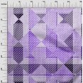 thumbnail image 3 of oneOone Viscose Jersey Medium Purple Fabric Check Sewing Craft Projects Fabric Prints By Yard 60 Inch Wide, 3 of 4
