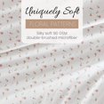 thumbnail image 4 of ienjoy Ensemble de Draps 4 Pcs Doux à Motif Floral, Grand Lit, Rose, 4 of 8