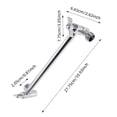 thumbnail image 2 of Shower Head Extension Arm Adjustable 10 Inch Universal Connecting Pipe Height and Angle Enhancer for Shower Heads Solid Brass Construction, 2 of 6