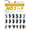 thumbnail image 4 of NEENCA Professional Knee Brace for Pain Relief, Medical Knee Compression Sleeve, Knee Support with Horizontal Knit Tech for Meniscus Tear, ACL, Arthritis, Joint Pain, 4 of 7
