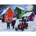 thumbnail image 1 of Led Canvas Wall Art (Santa'S Helpers) (28 X 20), 1 of 1