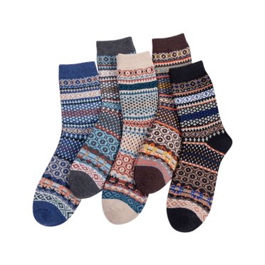 WEAIXIMIUNG Socks for Toddler Boys 6T 5 Pairs Of Women's Autumn and Winter New Warmth Thickened Tube Socks