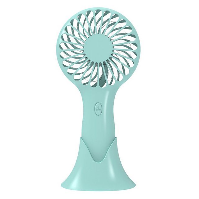 Coofit Ventilateur Personnel, Recharge USB, Mini Ventilateur Portable en Plastique, Ventilateur de Bureau avec Poignée