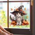 thumbnail image 1 of Birdeem Halloween Window Stickers, Halloween Witch Hat, Halloween Witch Hat Pumpkin Maple Leaf Pattern Window Sticker, Cute Witch Hat, Halloween Stickers for Pumpkins, Cute Halloween Stickers, 1 of 6