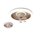 thumbnail image 2 of Ceiling Fans with Lights and Remote Clearance,360 °Moving Modern Ceiling Fans with Lights and Remote,Dimmable Low Profile Ceiling Fan,Flush Mount Bladeless Ceiling Fan for Bedroom Home Restaurant, 2 of 5