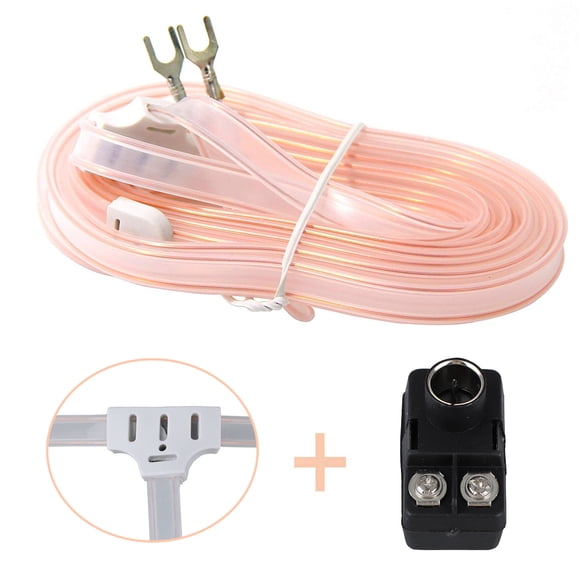 300 Ohm/75Ohm FM Dipole Antenna FM Antenna AM Loop Antenna for Denon Pioneer Onkyo Yamaha Indoor Radio Stereo Receiver AV Audio Vedio Home Theater Receiver Power Amplifier