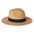thumbnail image 1 of Time and Tru Women's Straw Panama Hat, 1 of 2