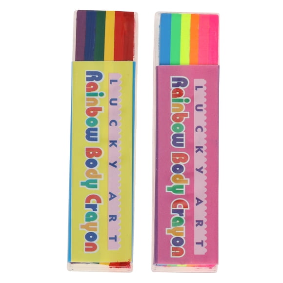 Miangastore 2pcs Body Paint Crayons Kid Face Paint Crayons Makeup Pen for Ball Game
