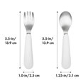 thumbnail image 3 of Oxo Tot - Fork & Spoon Set - - Blossom - 12 Months +, 3 of 7