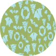 thumbnail image 1 of Ahgly Company Tapis d'Intérieur Lavable en Machine Carré Vert Pâle, 3 Pieds Carré, 1 of 7