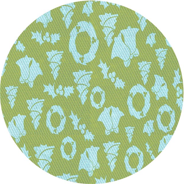 Ahgly Company Tapis d'Intérieur Lavable en Machine Carré Vert Pâle, 3 Pieds Carré