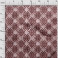 thumbnail image 3 of oneOone Velvet Dark Brown Fabric Geometric Fabric For Sewing Printed Craft Fabric By The Yard 58 Inch Wide, 3 of 4