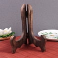 thumbnail image 3 of 2 Pcs Support d'Exposition pour Assiettes, Support de Chevalet pour Vaisselle, Présentoir de Bureau, Chevalets en Bois, 3 of 9