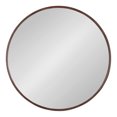 thumbnail image 2 of Kate and Laurel Caskill Glam Round Framed Wall Mirror, 30 Inch Diameter, Bronze, Modern Circular Mirror for Wall Décor, 2 of 6