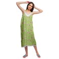 thumbnail image 1 of Moomaya Robe de Nuit Imprimée pour Femmes, Col en V, Bretelles Spaghetti, 1 of 6