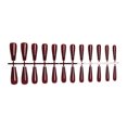 thumbnail image 1 of Fake Nail Set French Style Scratch Resistant Press-on Fingernails Full Cover Removable Trimble Adjustable Manicure Stickers Type 2, 1 of 7