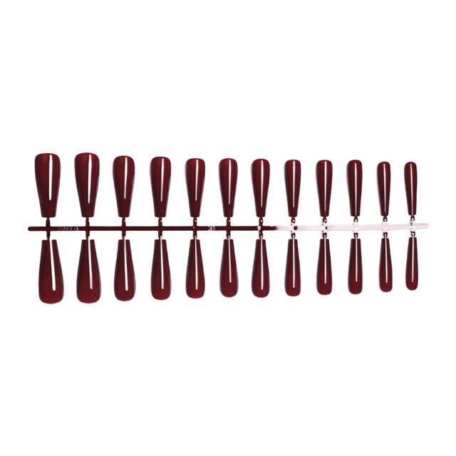 Fake Nail Set French Style Scratch Resistant Press-on Fingernails Full Cover Removable Trimble Adjustable Manicure Stickers Type 2