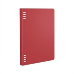 witspace B5 Removable Loose Leaf Frosted Notebook Cover, Campus Smart Ring Binder, B5 Transparent Binder Notebook Slim Binder Folder for Work, Study and Journal Supplies