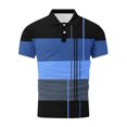 thumbnail image 4 of Weiqiqre T-Shirts Chemises pour Hommes T-Shirt à Manches Courtes à Blocs de Couleur Col Rond Chandail Décontracté Basique Chemises, 4 of 4