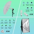 thumbnail image 2 of Bingirl 8x10ft Photography Lighting Kit: Backdrops, 5 Tripod Stands, Bulb Umbrella, Softbox - Continuous Lighting for Photo & Video Studio Shoot, 2 of 7
