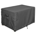 thumbnail image 1 of ULTCOVER Banc de Rangement pour Terrasse - Table de Foyer Rectangulaire Extérieure Imperméable 54 x 28 Pouces, Noir, 1 of 4