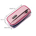 thumbnail image 3 of Agiferg Double Layer Pencil Case，simple Pencil Case，elementary School Junior High School Utensil Box, 3 of 3