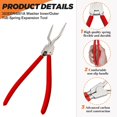 thumbnail image 2 of 383EER4001A Washer Inner/Outer Tub Spring Expansion Tool by - Replacement for L-G Samsung Washing Machine - Solid Metal Washer Spring Expansion Tool can spread to a maximum of 4.3 inches, 2 of 6