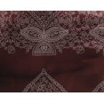 thumbnail image 4 of oneOone Georgette Viscose Fabric Leaves & Floral Block Decor Fabric Printed BTY 42 Inch Wide, 4 of 4