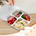 thumbnail image 2 of Dvkptbk Bento Box 304 Stainless Steel Student Compartmentalized Plates Back to School Gifts, 2 of 5