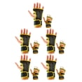 thumbnail image 1 of Decodeary 2pieces Stay Comfortable And Stylish With Breathable Gym Gloves Lightweight Yellow S 5Set, 1 of 6