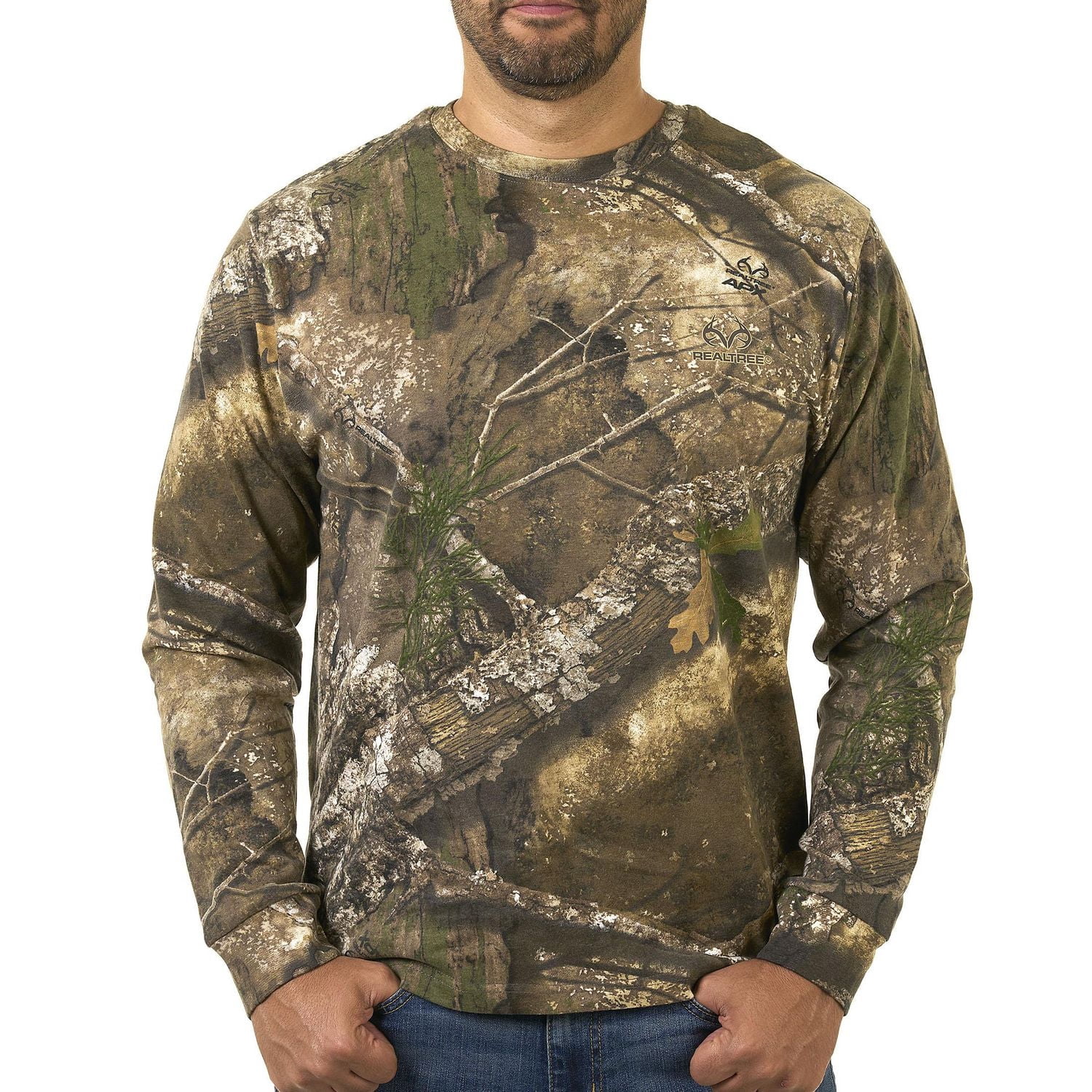 Realtree APX Men's Long-Sleeve Wicking Hunting T-Shirt