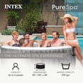 thumbnail image 2 of Intex PureSpa Plus Spa à Jets à Bulles Gonflable et Filtres de Rechange (Lot de 8), 2 of 9