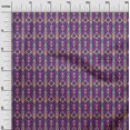 thumbnail image 2 of oneOone Tissu Georgette Viscose Rayé & Tourbillon Tissu Imprimé Ikat 1 Yard 42 Pouces de Large, 2 of 4