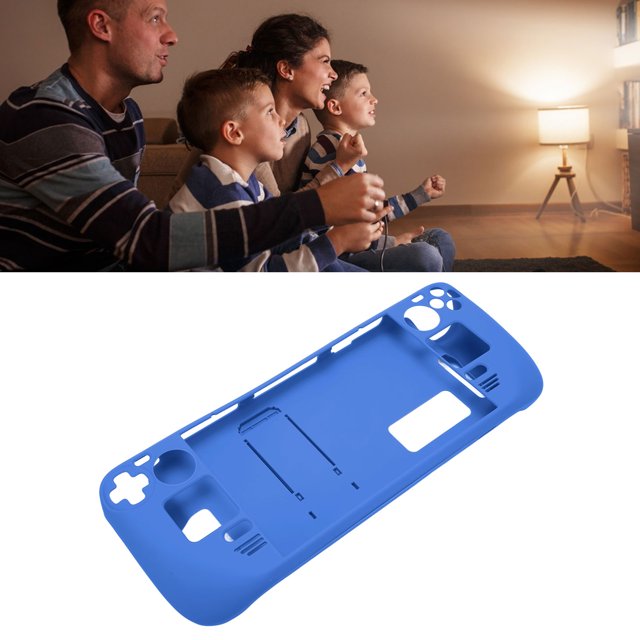 Étui de Protection avec Support pour Steam Deck, Housse Protectrice avec Base Support, Étui de Protection Anti-Empreintes pour Steam Deck, Antidérapant Anti-Rayures