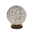 thumbnail image 4 of ABPWLY 3D USB Charging LED Rattan Night Table Desk Lamp Clearance Table Lamp for Bedroom Canada Days Modern Table Lamp Small Desk Lamp, 4 of 4