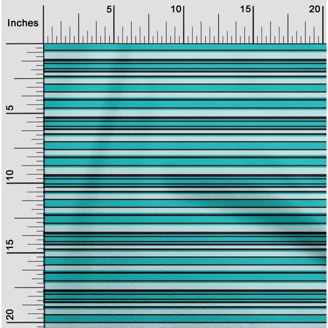 oneOone Silk Tabby Fabric Horizontal Stripe Decor Fabric Printed BTY 42 Inch Wide