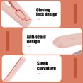 thumbnail image 3 of Portable Small Curling Iron 2-In-1 Dual Purpose Hair Straightener USB Plug Curler for Home Dorm Travel, 3 of 6