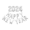 thumbnail image 2 of Xingzhi Safe And Easy Inflation New Year Balloon Festive Atmosphere Anywhere Indoor Silver 1Set, 2 of 6