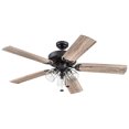 thumbnail image 1 of Prominence Home Saybrook 52 Inch Farmhouse LED Ceiling Fan with Light, Bronze, 1 of 12