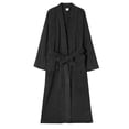 thumbnail image 4 of Mens Terry Cloth Kimono Robe Lightweight Soft Long Bathrobe Sleepwear Loungewear with Pockets, 4 of 9