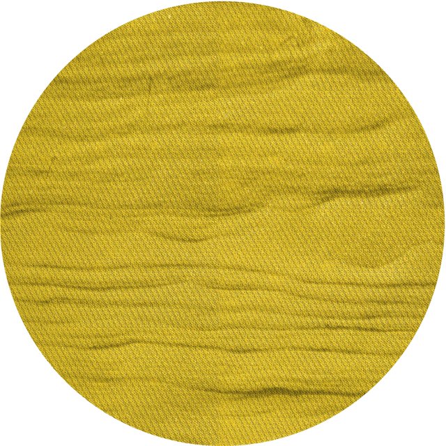 Ahgly Company Tapis Rond Lavable en Machine Intérieur Caramel Brun, 4 Pieds Rond