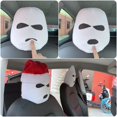 thumbnail image 4 of Funny Spoof Car Seat Headgear Personalized Funny Hat for Car Seat Headcover Three-Hole Double-Hole Headgear Auto Front/Rear Seats Headrest Cover  Dustproof Headrest Protector Cove, 4 of 5