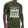 thumbnail image 3 of LUOGENLI T-shirts pour Homme pour Hommes Homme Printemps et Été Fête des Pères Décontracté Rétro Lettrage Impression Partielle T-Shirt Col Rond Manche Courte Haut T-shirts pour Hommes T-shirts Graphiques Fête de la Saint-Patrick Vert Armée TTTG, 3 of 6