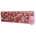 thumbnail image 2 of Clavier à 104 Touches, Souris à 5 Touches Support Ajustable Boutons Multimédias Clavier Souris Combo pour XP/win7/win8/win10 Rose, 2 of 8