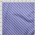 thumbnail image 4 of oneOone Velvet Dark Blue Fabric Abstract Stripe Craft Projects Decor Fabric Printed By The Yard 58 Inch Wide, 4 of 5