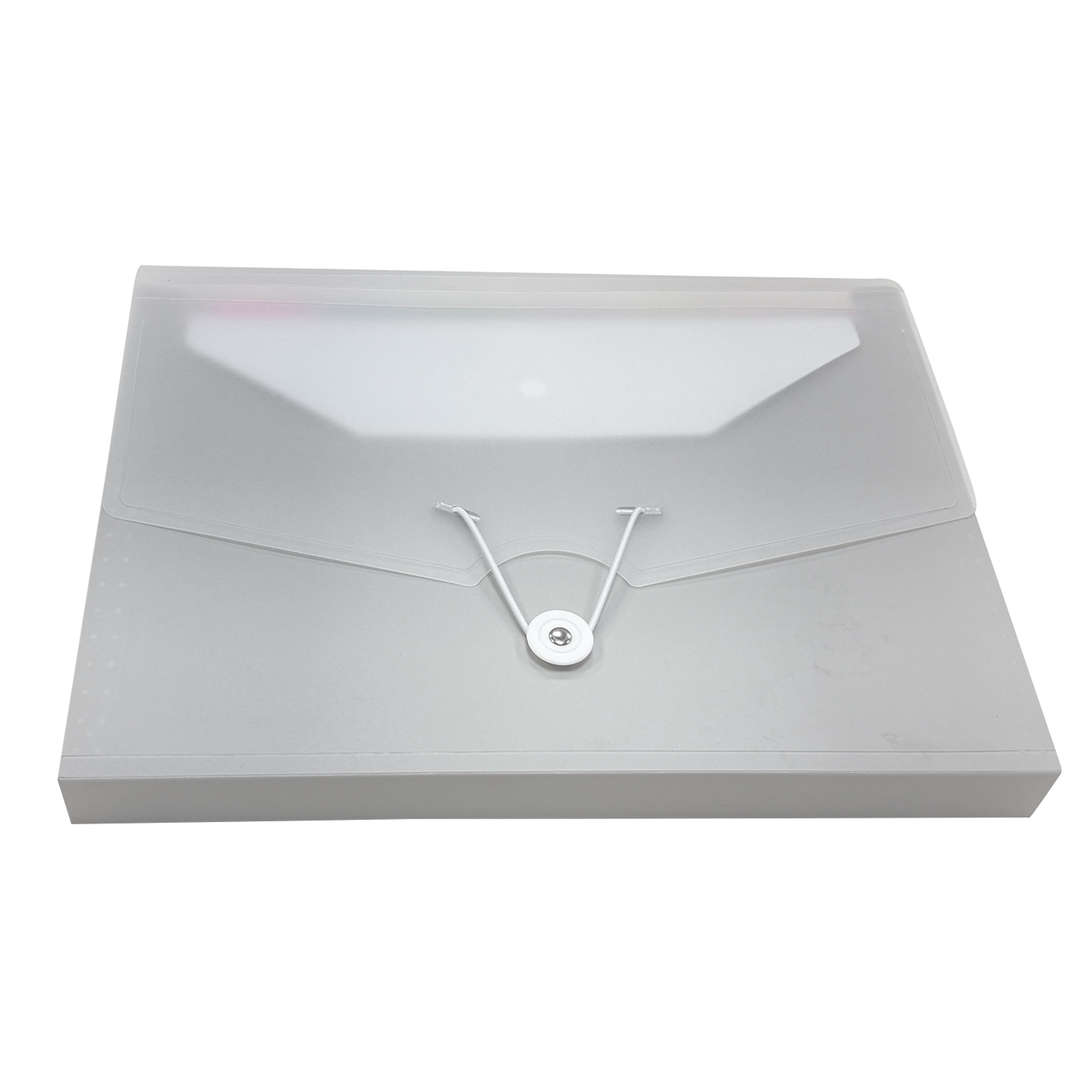Pen+Gear 7-Pocket Poly organisateur de fichiers en expansion, gris, nouveau autoportant