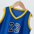 thumbnail image 4 of Kids Summer Basketball Vest & Shorts Set - Quick Dry, Sleeveless, Adjustable Straps, 4 of 5